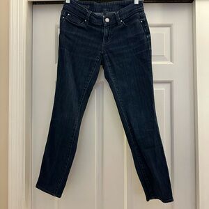 Dark Blue Ankle Jeans